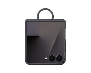 Samsung Silikonový kryt s držákem na prst Flip7 Black