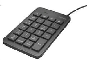 TRUST  XALAS Numerický blok, USB, černý