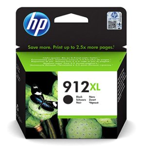 HP 912XL (3YL84AE), černá originální náplň do tiskárny HP (825 stran)