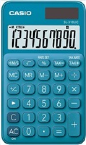 CASIO kalkulačka SL 310UC BU, Kapesní kalkulátor