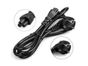 WG - Kabel napájecí WG Mickey Mouse / CEE 7/7 to IEC C5 / 1,5m / black