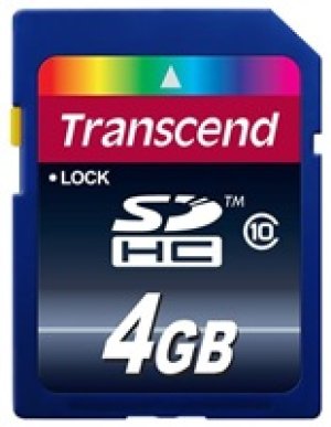 TRANSCEND SDHC karta 4GB Premium, Class 10
