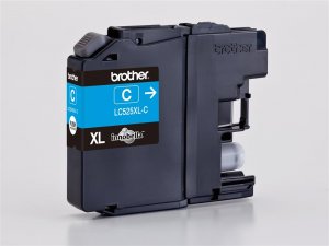 Brother LC-525XL C, azurová originální barva do tiskárny Brother