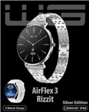 WG - Chytré hodinky AirFlex3 Rizz It / Silver Edition