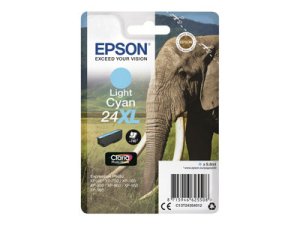 Náplň Epson 24XL, C13T24354022 světle azurová blistr s RF alarmem 
