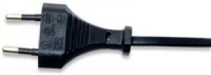 MANHATTAN kabel napájecí CEE 7/16 Male to C7 Female ("Euro 8"), 1.8 m (6 ft.), Black