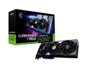 MSI VGA NVIDIA GeForce RTX 5060 Ti 16G GAMING TRIO OC, RTX 5060 Ti, 16GB GDDR7, 3xDP, 1xHDMI