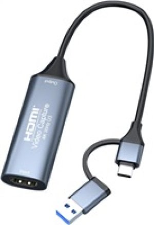 PremiumCord HDMI capture/grabber pro záznam Video/Audio signálu do počítače s konektorem USB3.0 a USB-C