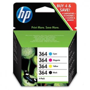 Náplň HP č.364, N9J73AE CMYK 4-Pack 