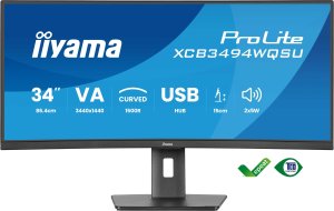34'' iiyama XCB3494WQSU-B1:VA,UWQHD,HDMI,DP,HAS