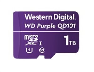 WD MicroSDXC karta 1TB Purple WDD100T1P0C Class 10 (R:100/W:60 MB/s)