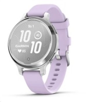 Garmin Lily 2 Active Silver Purple Jasmine silicon band, EU