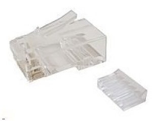 Solarix Konektor RJ45 CAT6 UTP 8p8c nestíněný skládaný na drát / 100 ks KRJ45/6SLD