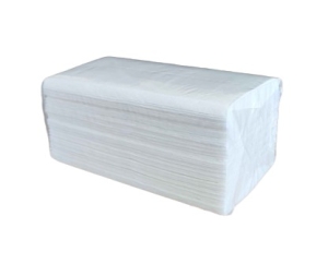 SMARTLINE Papírové ručníky ZZ/V sklad, 3000 ks, 2vrstvý, celulóza, bílé