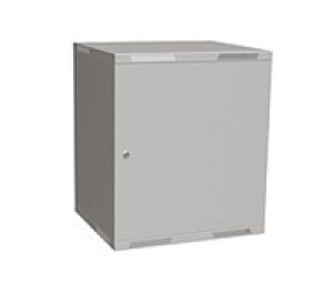 Solarix rozvaděč nástěnný skládaný SENSA LITE 12U 450mm, dveře plech, RAL 7035, SENSA-L-12U-545-21-G