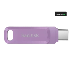 SanDisk Flash Disk 512GB Ultra Dual Drive Go, USB-C 3.2, fialová