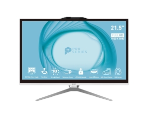 MSI PC AIO PRO AP222T (PRO AP222T 14M-482EU), i5-14400, 21.5" FHD, Glare, Touch, 8GB, 256GB SSD, N/A, W11 Pro, Black