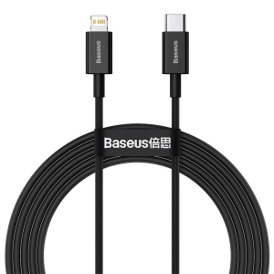 Baseus Superior Series rychlonabíjecí kabel Type-C/Lightning 20W 2m černá