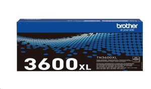 Brother TN3600XL - Vysoká kapacita - černá - originální - pouzdro - kazeta s barvivem - pro Brother DCP-L5510, HL-L5210, L5215, L6410, L6415, MFC-L5710, L5715, L6710, L6910, L6915