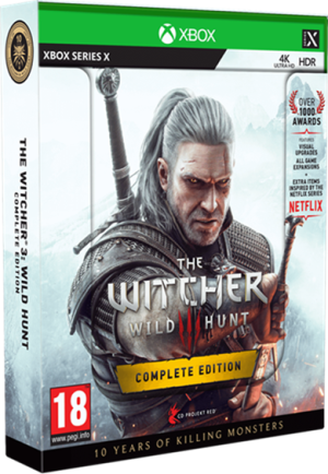 XSX - The Witcher 3: The Wild Hunt - Complete Edition  + 10th Anniversary Steelbook