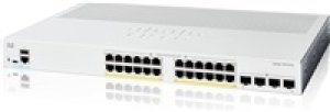 Cisco Catalyst switch C1200-24P-4G (24xGbE,4xSFP,24xPoE+,195W,fanless)