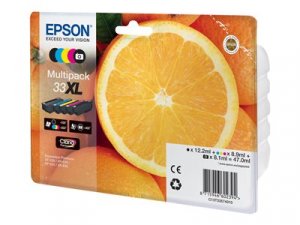 Náplň Epson 33XL, C13T33574021 5pack blistr s RF / akustickým alarmem