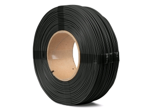 C-TECH Tisková struna (filament) ESSENTIAL LINE, PLA, černá, 1,75mm, 1kg, refill