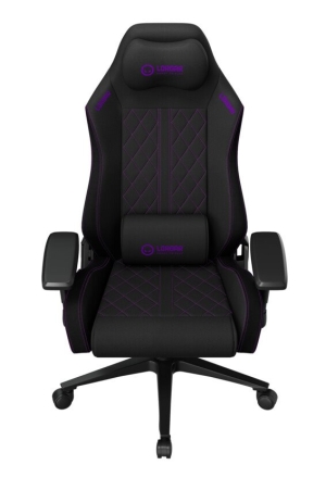 LORGAR CHA41, Ergonomic Gaming Chair Advanced, premium anti-stain fabric, Black/pur