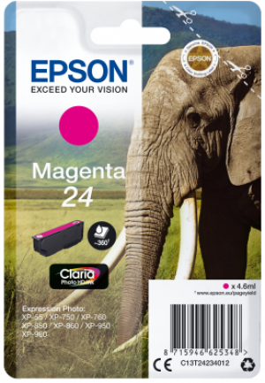 Náplň Epson C13T24234012 purpurová 