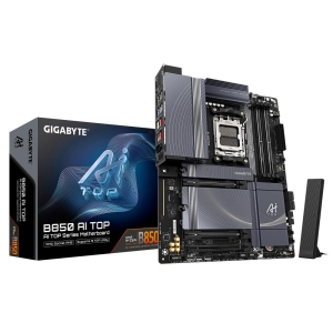 GIGABYTE MB Sc AM5 B850 AI TOP, AMD B850, 4xDDR5, 1xUSB4, 1xHDMI, WI-FI, ATX