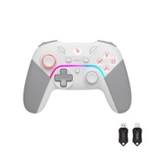 A4tech Bloody GPW70, gamepad, RGB, Dual mode 2,4G+USB, bílá