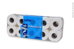 Celtex Blue toaletní papír konvenční role 2vrstvý celulóza 21,45 m 10 rolí