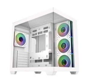 Cooler Master case Elite 681, ATX, Průhledná bočnice, 4x 120mm ARGB Fan, Bílá