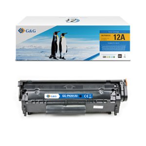G&G kompatibilní toner s HP Q2612A, Canon CRG303, CRG104, CRG703, FX10, CRG, NT-PH2612U, HP 12A, black, 2000str.