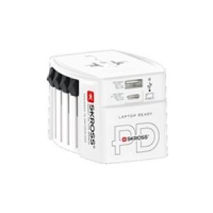 SKROSS cestovní adaptér MUV USB AC65PD, univerzální, neuzemněný, USB A+C 65W