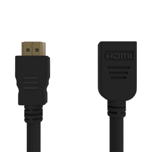 Gembird kábel HDMI (M) na HDMI (F) High speed, s Ethernetom, predlžovací, 0,5 m, čierny