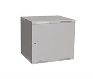 Solarix rozvaděč nástěnný skládaný SENSA LITE 9U 450mm, dveře plech, RAL 7035 SENSA-L-9U-545-21-G
