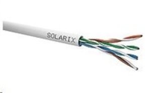 Instalační kabel Solarix UTP, Cat5E, drát, PVC, box 100m SXKD-5E-UTP-PVC