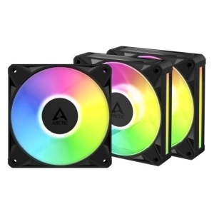 ARCTIC BioniX P12 A-RGB value pack (3ks) ventilátor - 120mm, black