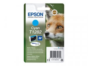 Náplň Epson C13T12824022 (M) azurová blistr s RF / akustickým alarmem