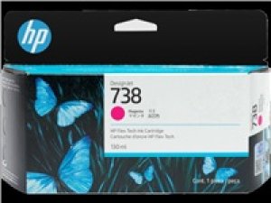 HP 738 300-ml Magenta DesignJet Ink Cartridge