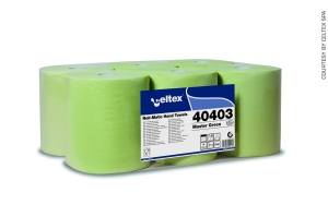 Celtex Master papírové ručníky v roli 2vrstvé celulóza zelené 140 m 6 rolí