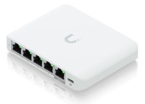 Ubiquiti UniFi Switch Flex Mini 2.5G (USW-Flex-2.5G-5), 5-Port 2.5Gbt, PoE-in, USB-C