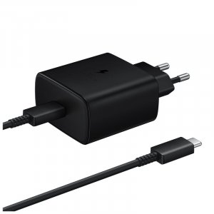Samsung cestovní nabíječka EP-TA845XBE, Quickcharge 45W, USB-C, černá