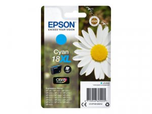 Náplň Epson 18XL, C13T18124022 azurová blistr s RF alarmem 