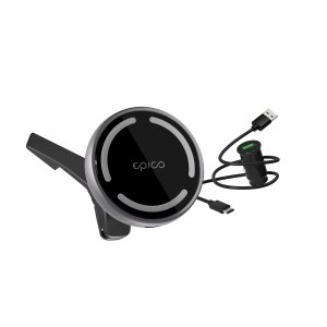 Epico Magnetic Wireless Car Charger - šedá