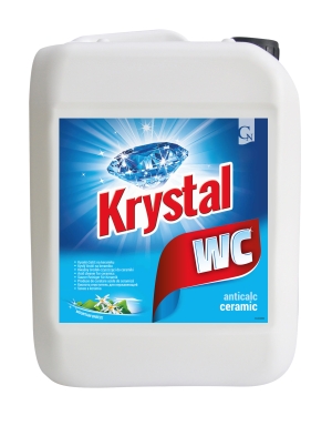 KRYSTAL WC kyselý na keramiku, modrý 5 L