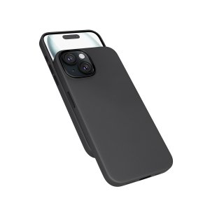 Epico Mag+ kožený kryt iPhone 15 Plus - černá