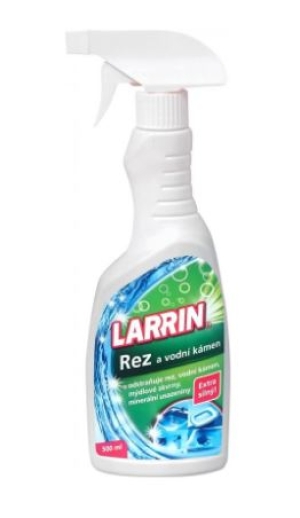 LARRIN - rez a vodní kámen, s rozprašovačem, 500 ml