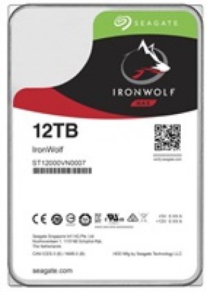 SEAGATE HDD IRONWOLF (NAS) 3,5" - 12TB, SATAIII, ST12000VN0008